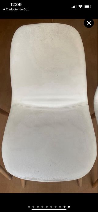 lote 4 sillas blancas Maison du Monde