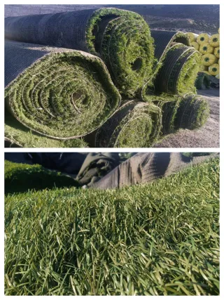 Césped artificial reciclado