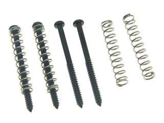 4 TORNILLOS + MUELLES GUITARRA BAJO PASTILLAS