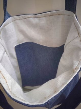 Bolso de tela vaquera