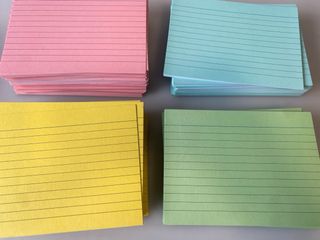 Fichas Cartulina A6 Pack Multicolor