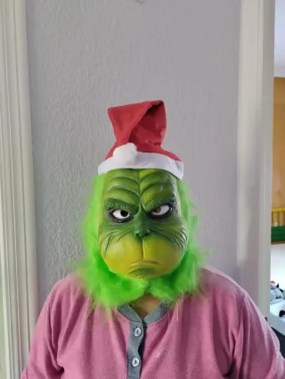 Máscara Grinch Navideña Talla Única
