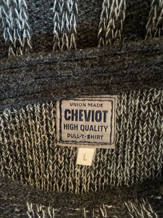 Maglione Cheviot Uomo Lana Taglia L