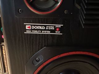 Altavoces HIFI Domus D-345 Negros de 4 vias