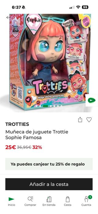 Muñeca Trottie Sophie Famosa