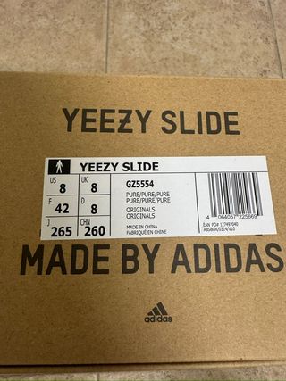 Chanclas Yeezy Slide Beige