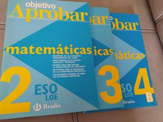 Aprobar la ESO 2, 3 y 4. Cuadernos.