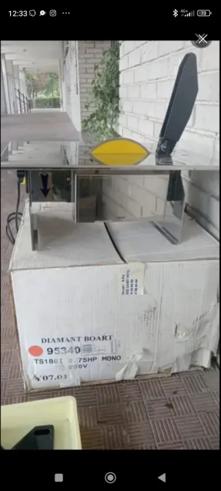 Sierra corte húmedo ceramica