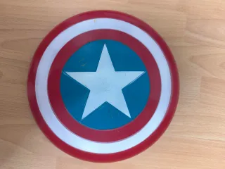 Disfraz Flash y Capitán América, con músculos, 6-8