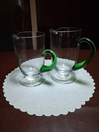 Set Brocche e Bicchieri Cristallo Verdi