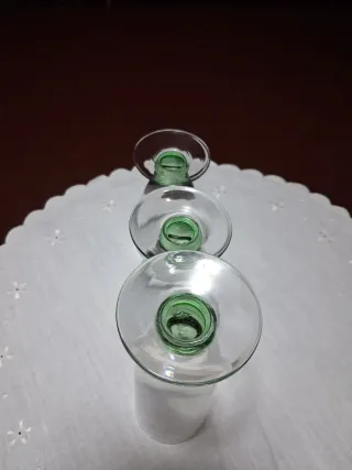 Set Brocche e Bicchieri Cristallo Verdi