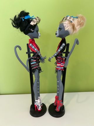 Monster High Muñecas Meowlody & Purrsephone