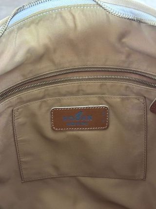 Bolso HOGAN de lona y piel