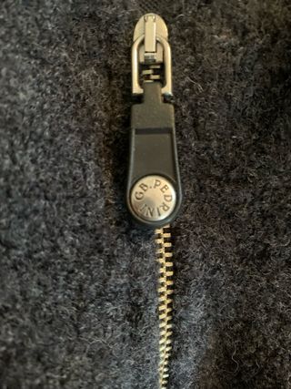 Maglione Pedrini lana M uomo grigio zip