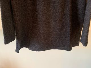 Maglione Pedrini lana M uomo grigio zip