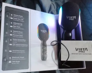 Micrófono Karaoke VietaPro Inalámbrico para fiesta