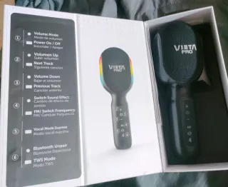 Micrófono Karaoke VietaPro Inalámbrico para fiesta
