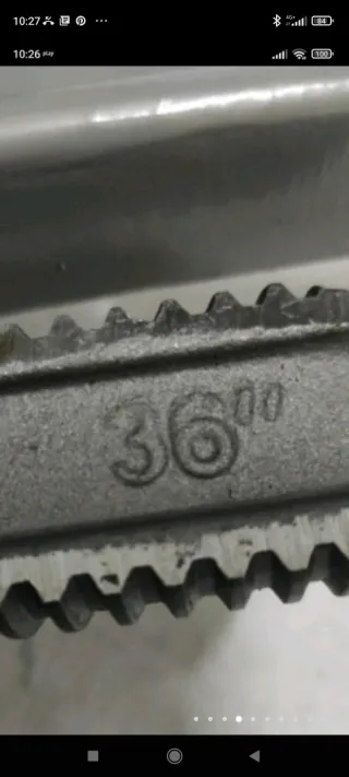 Grifa de aluminio 36" nueva