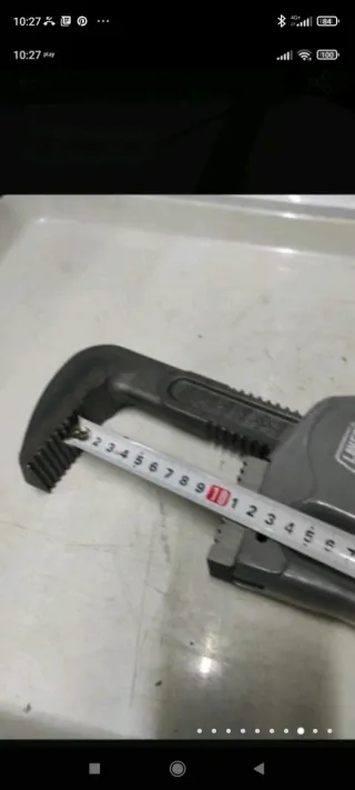 Grifa de aluminio 36" nueva