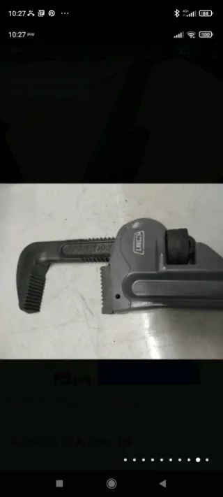 Grifa de aluminio 36" nueva