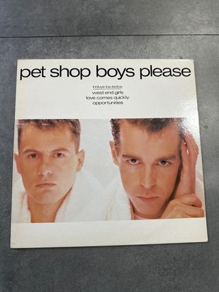 Vinilo Pet Shop Boys Please