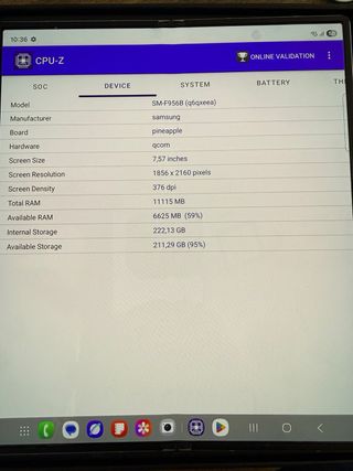 Samsung Galaxy Z Fold 6 Gris/Blanco