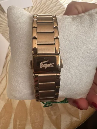 Reloj Lacoste Mujer Dorado con Cristales