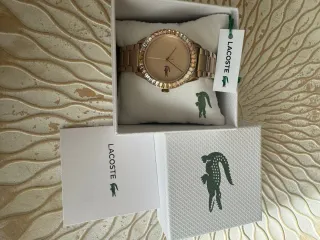 Reloj Lacoste Mujer Dorado con Cristales