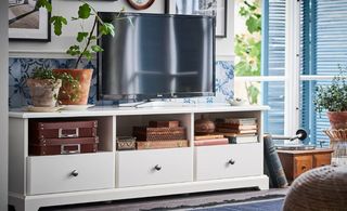 Mueble TV Blanco Banqueta TV LIATORP Ikea