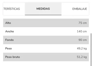 Mesa Comedor Extensible Gris y Blanca