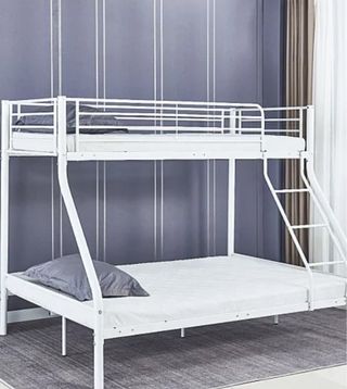 Litera de hierro blanca