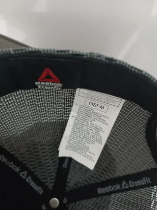 Gorra Reebok CrossFit Negra y Gris