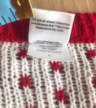 Jersey Navideño Buddy Elf XL Rojo