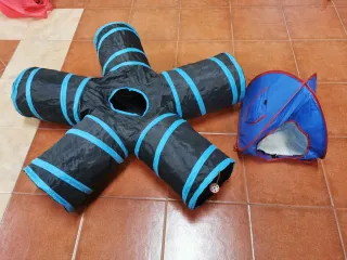 Túnel y Tienda para Mascotas