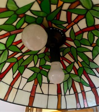 Lámpara de techo de cristal Tiffany