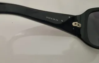 Gafas Tous Pasta Negra Oso Plata Patilla