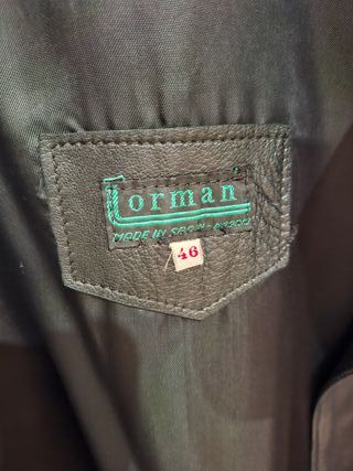 Chaqueta Piel Vintage Jorman Talla 46