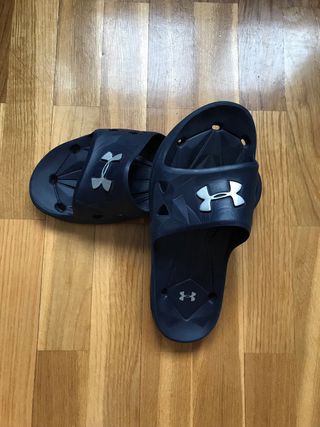 Chanclas Under Armour Talla 39 Azul/Plata