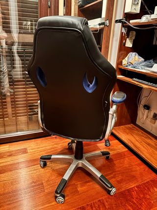 Silla Gamer Negra y Azul