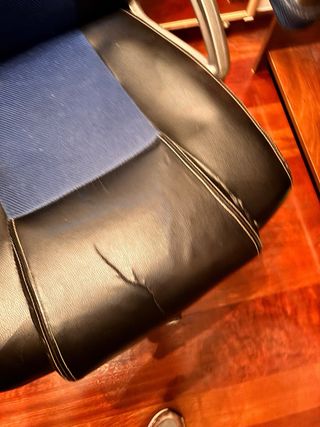 Silla Gamer Negra y Azul