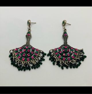 Pendientes Mila González Verdes y Rosas