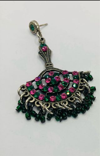 Pendientes Mila González Verdes y Rosas