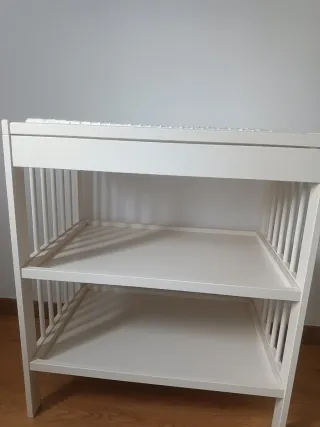 Mueble cambiador bebé blanco