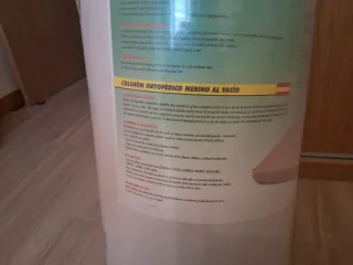 Colchón Merino Ortopédico Envasado al Vacío