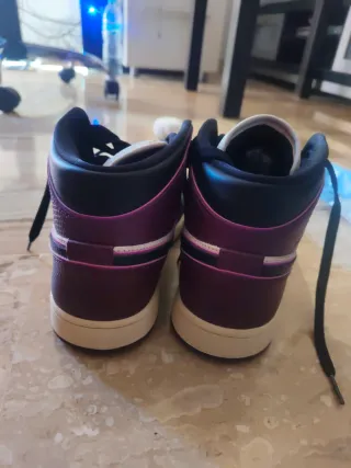 Nike Air Jordan Originales Morado Blanco