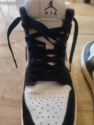 Nike Air Jordan Originales Morado Blanco