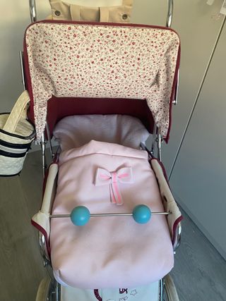 Carro de muñecas Reborn con saco para invierno