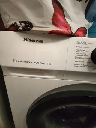 Lavadora Hisense 6 kg