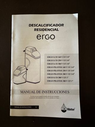Descalcificador ERGO 15