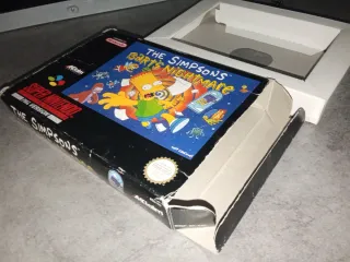 caja The Simpsons - PAL ESP Super Nintendo Snes